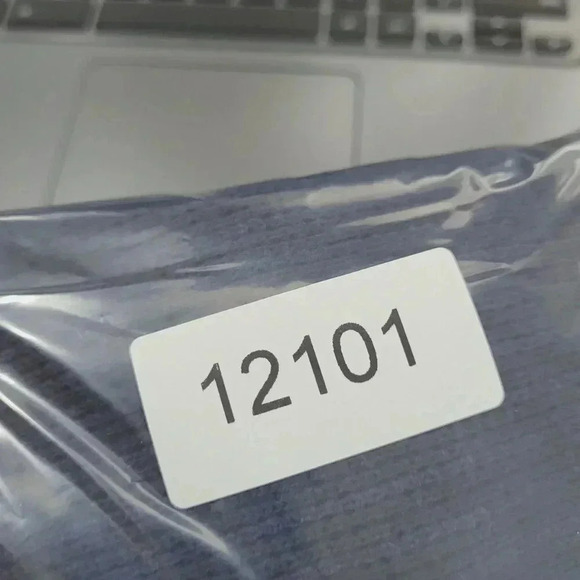 Calvin Klein Mens V-Neck Cotton Pullover Sweater L/G Blue 5PT - Picture 7 of 7